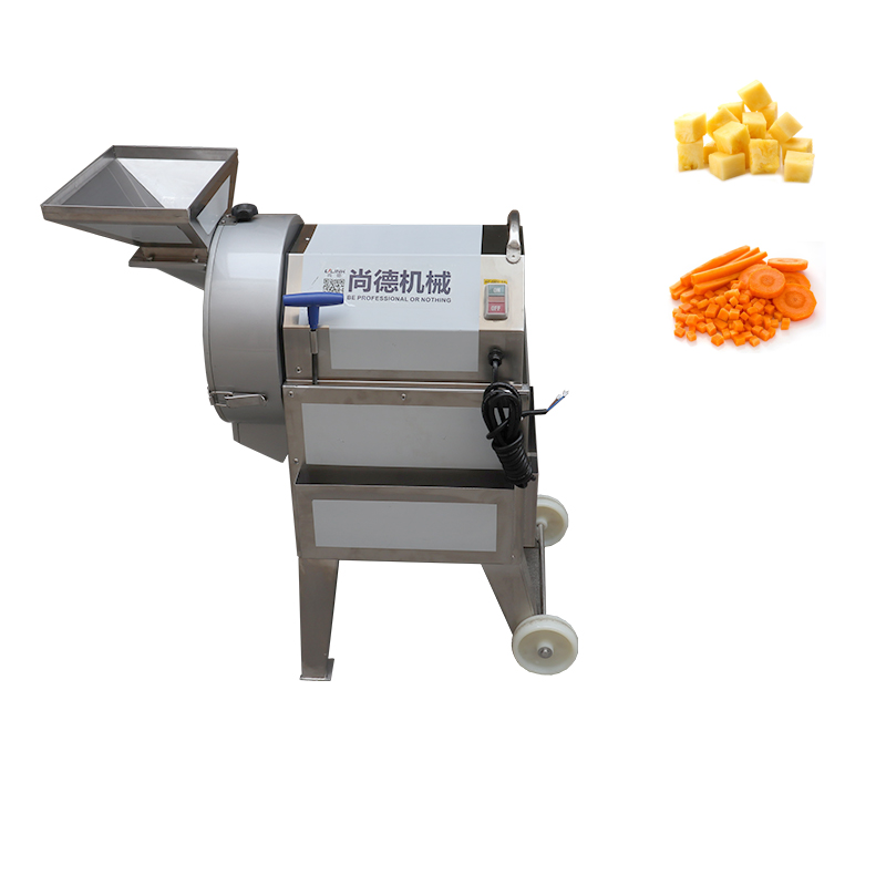 Potato Carrot Taro Vegetable Cubes Slices Strips Cutting Machine