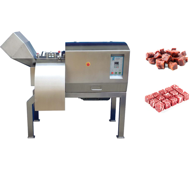 Heavy Duty Frozen Meat Cubes Cutting Machine