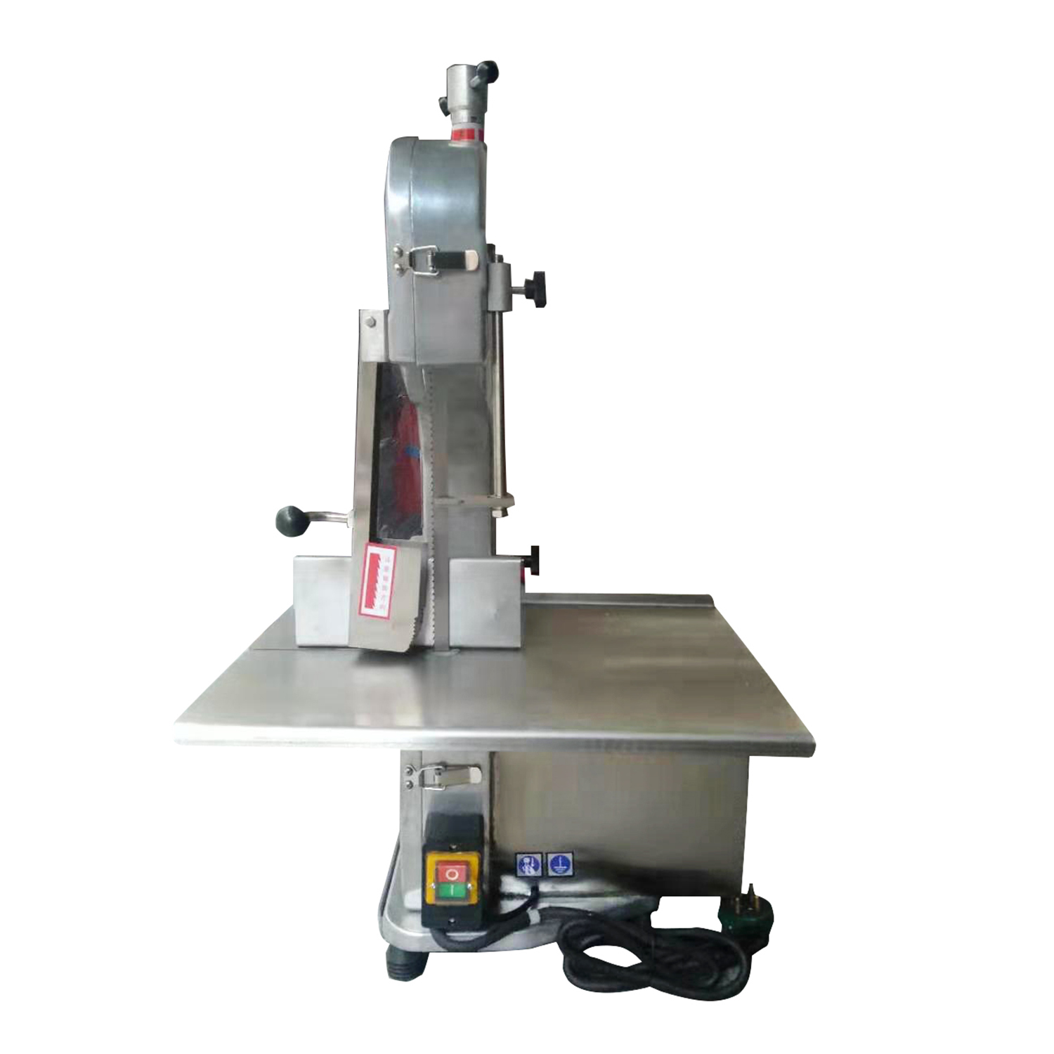 LM-817 Tabletop Bone Saw Commercial Stainless Steel Meat Cutting Machine Bone Saw Seafood Pork Steak Cutter