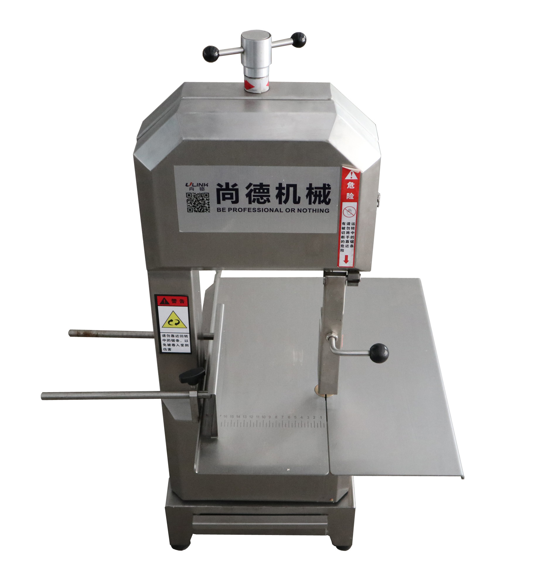 LM-817 Tabletop Bone Saw Commercial Stainless Steel Meat Cutting Machine Bone Saw Seafood Pork Steak Cutter