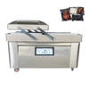 Double Chamber Vegetable Fruit Meat Vacuum Packing Machine