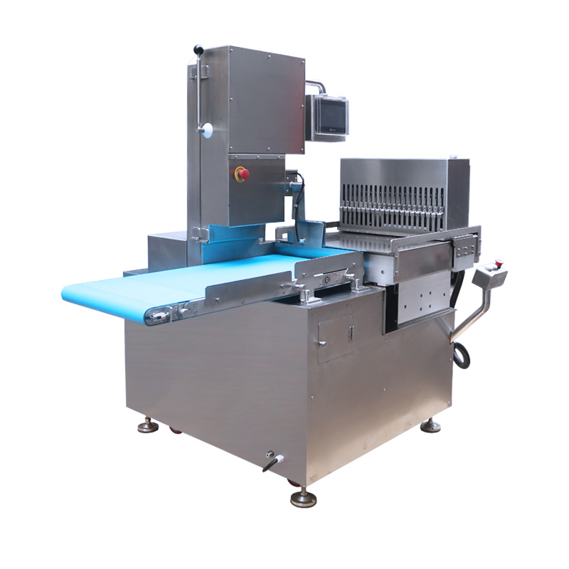 LM-6045Automatic Bone Saw Cutting Machine Fish Seafood Lamb Pork Beef Poultry Shreds Cutting Machine Frozen Meat Bone Saw Cutter