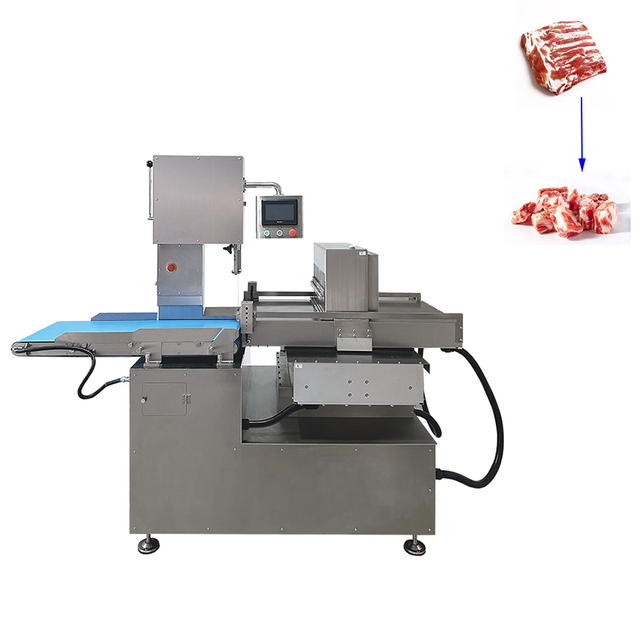 LM-6045Automatic Bone Saw Cutting Machine Fish Seafood Lamb Pork Beef Poultry Shreds Cutting Machine Frozen Meat Bone Saw Cutter