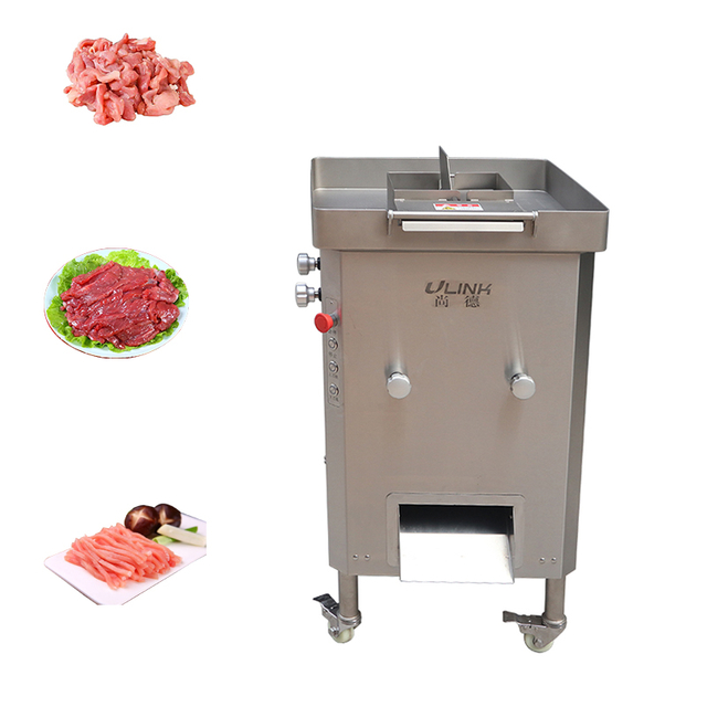 LM-813 Commercial Meat Slicer Strips Cutter Fresh Meat Cutting Machine