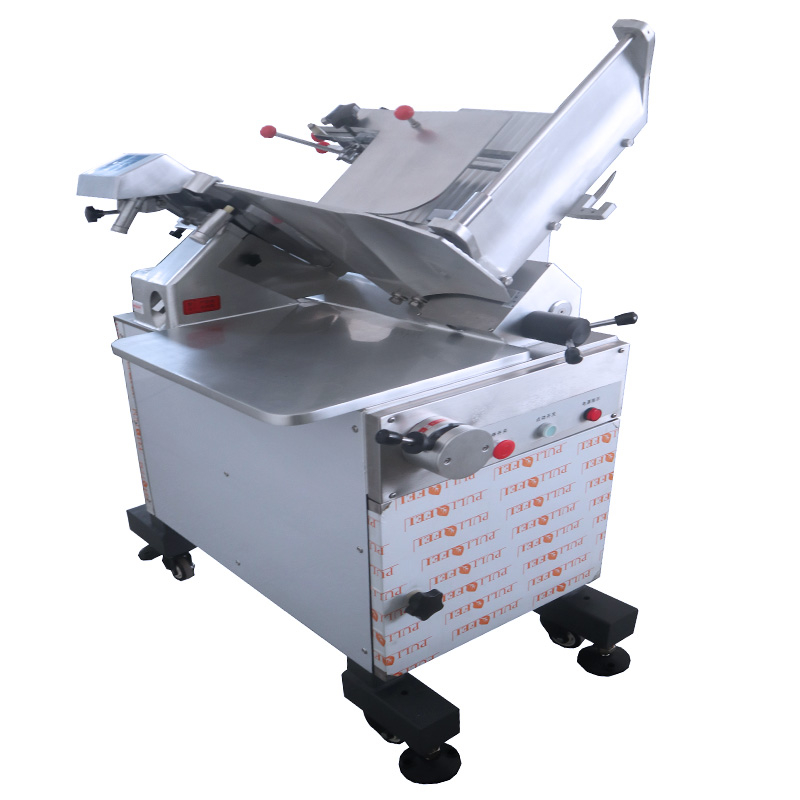 LM-808 Bacon Frozen Meat Lamb Beef Roll Cutting Machine Meat Slices Cutter