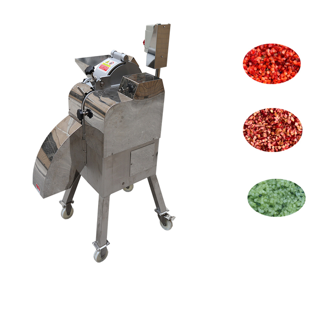 LV-601 Potato Taro Carrot Onion Garlic Apple Mango Pawpaw Dices Cubes Shreds Cutter Fruit Vegetable Cutting Machine