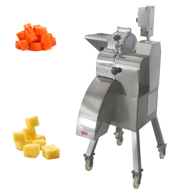 Roots Vegetable Fruit Cubes Cutting Machine