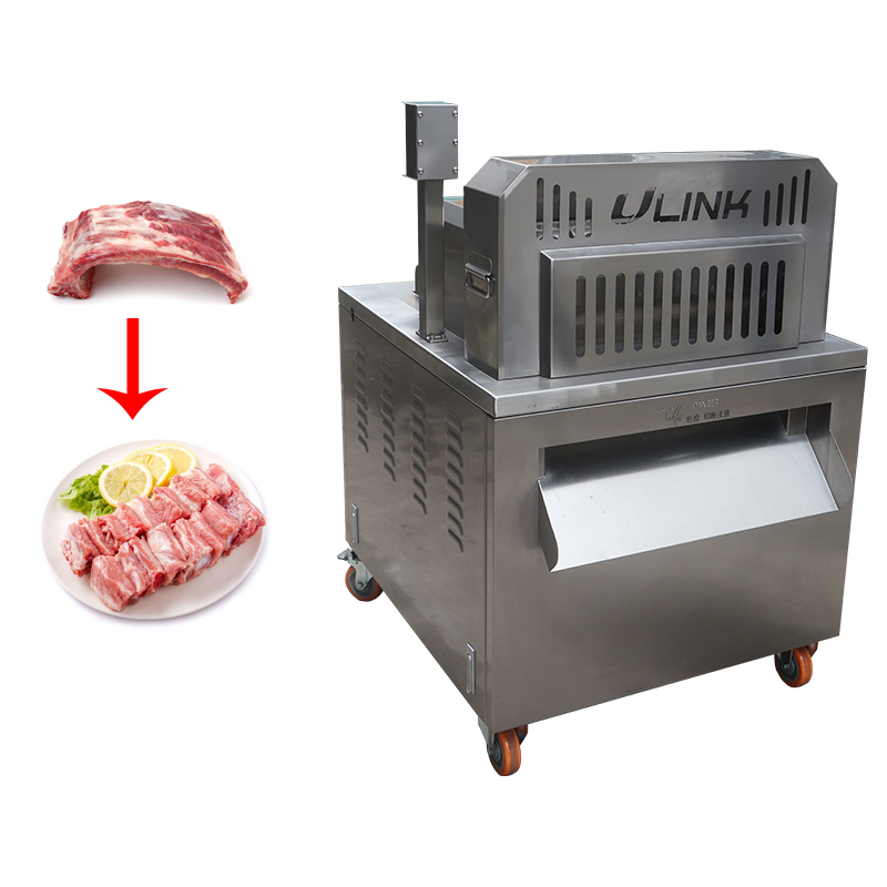 Industrial Meat Cubes Cutter Ribs Bone Cutting Machine