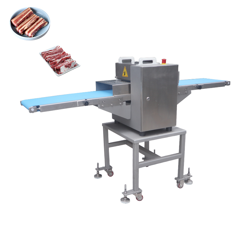 Horizontal Meat Cubes Cutter Beef Pork Lamb Shreds Cutting Machine