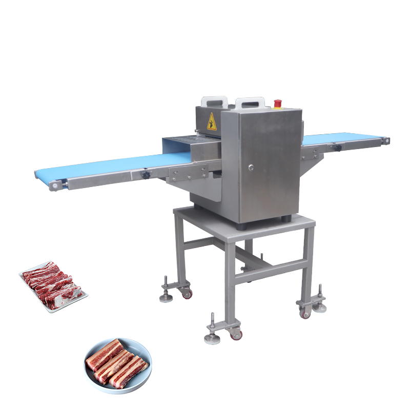 Horizontal Meat Cubes Cutter Beef Pork Lamb Shreds Cutting Machine