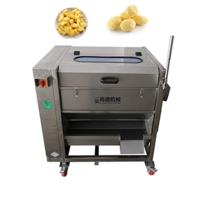 LV-629-1500wAutomatic Potato Carrot Taro Cassava Ginger Turmeric Peeler Roots Vegetable Wasahing Cleaning Peeling Machine