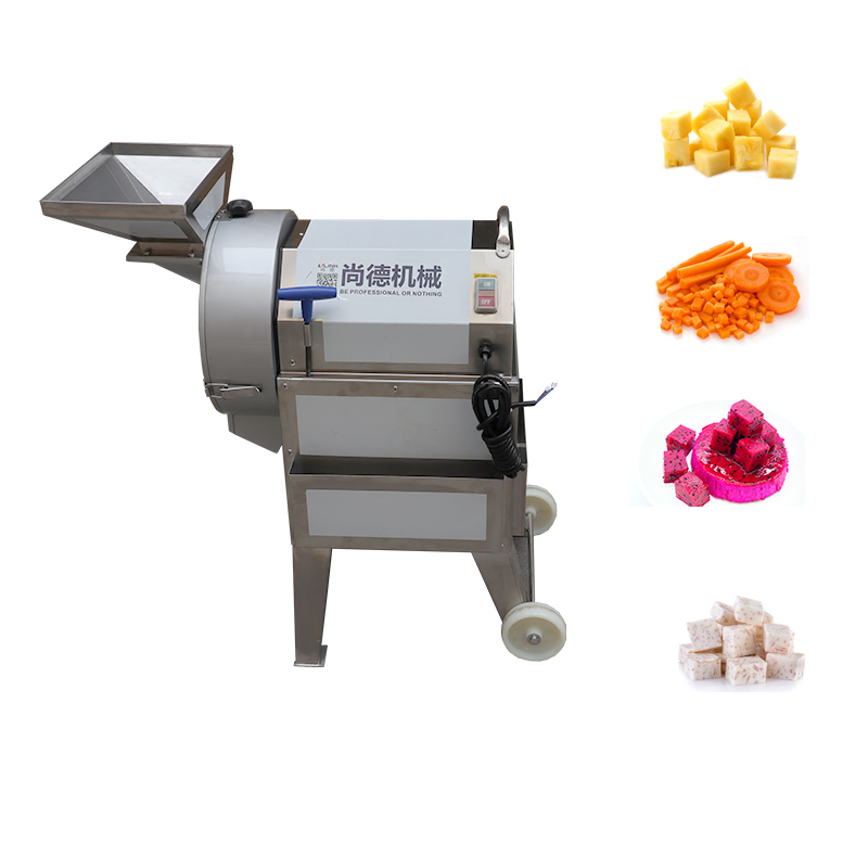 LV-603 Potato Cassava Carrot Garlic Onion Strips Dices Slices Cutter Roots Vegetable Cutting Machine