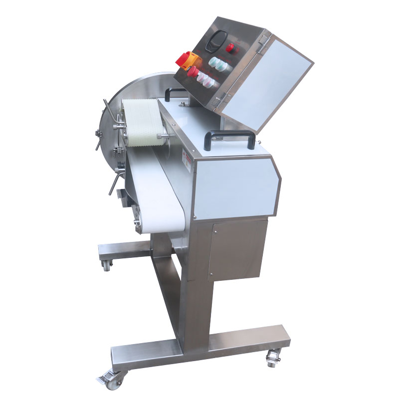 LM-807 Cooked Meat Melon Sausage Bacon Ham Beef Lamb Chicken Cucumber Slices Cutting Machine Conveyor Meat Cutter