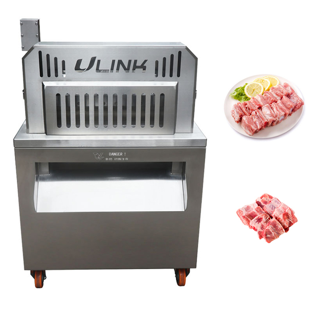 Bone Frozen Meat Cubes Cutter Machine