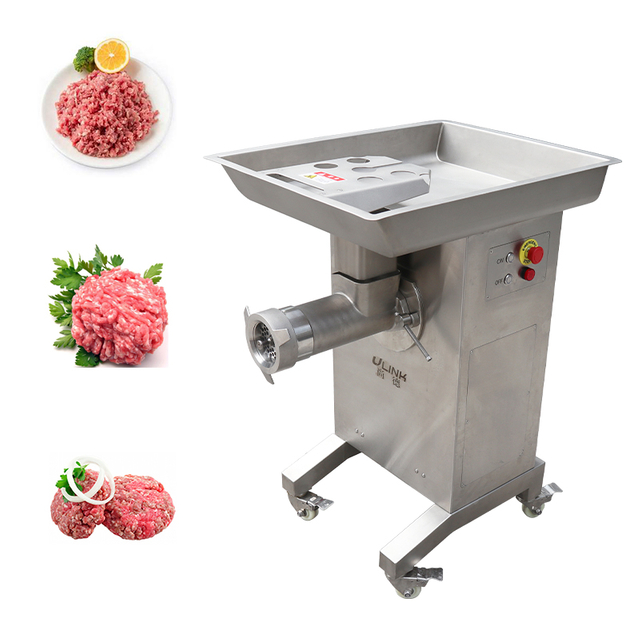 LM-832 Commercial Lamb Beef Pork Grinder Sausage Filling Grinding Machine Double Reamer Meat Mincer