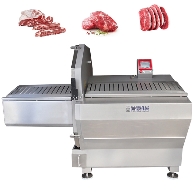 LM-809-36 Ham Sausage Pork Belly Steak Cutter Cooked Meat Slices Shreds Cutting Machine